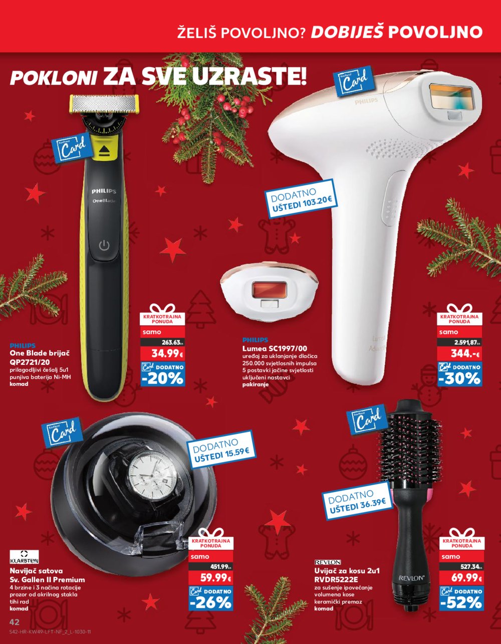 Kaufland katalog Prehrana 06.12.-12.12.2023. Vodice
