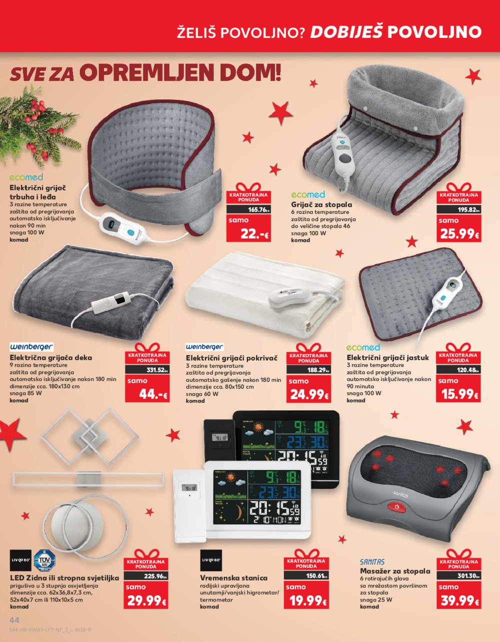 Kaufland katalog Prehrana 06.12.-12.12.2023. Vodice