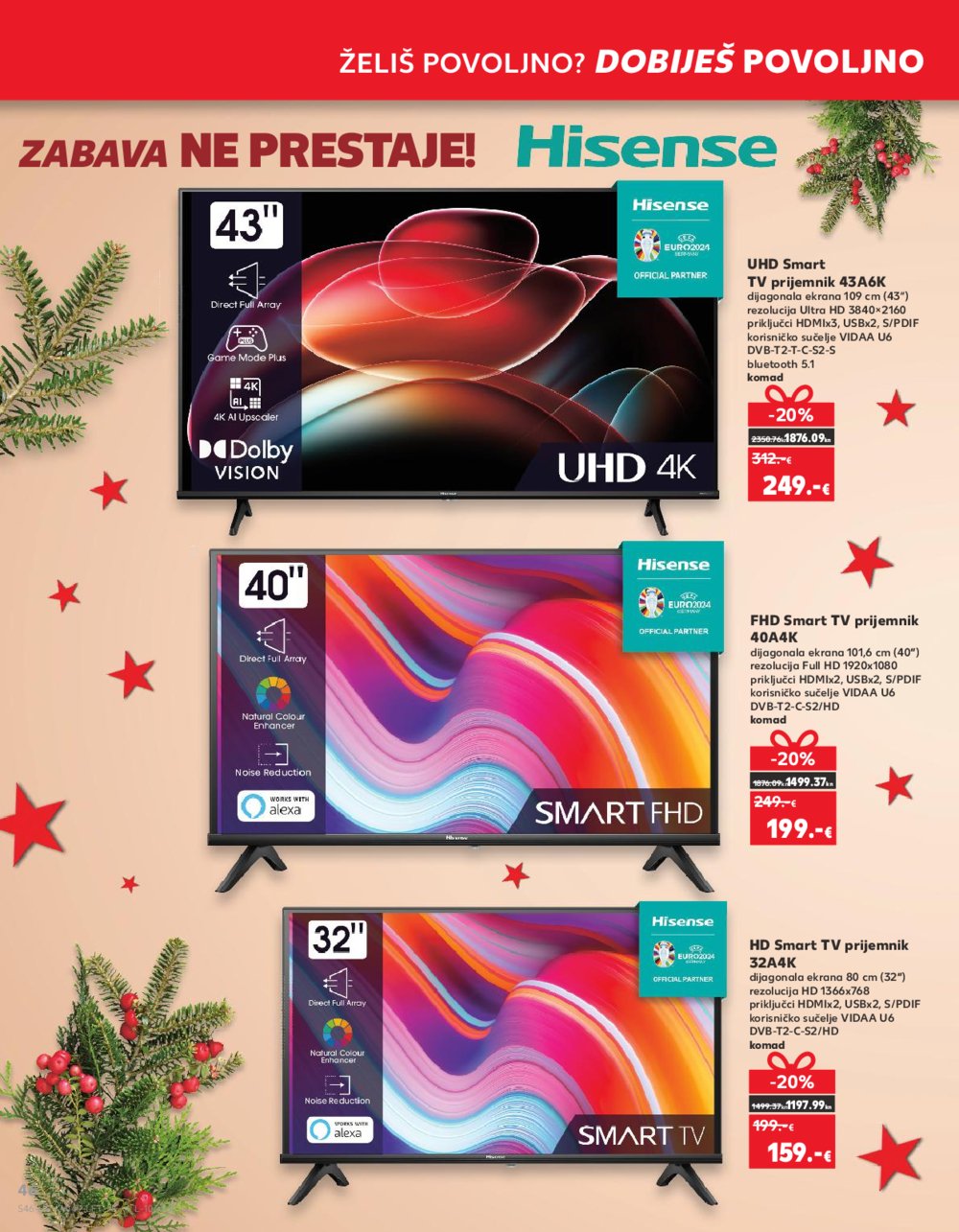 Kaufland katalog Prehrana 06.12.-12.12.2023. Vodice