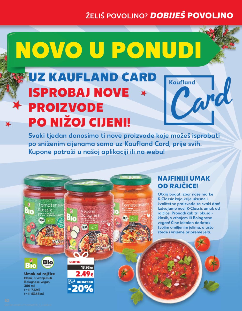 Kaufland katalog Prehrana 06.12.-12.12.2023. Vodice