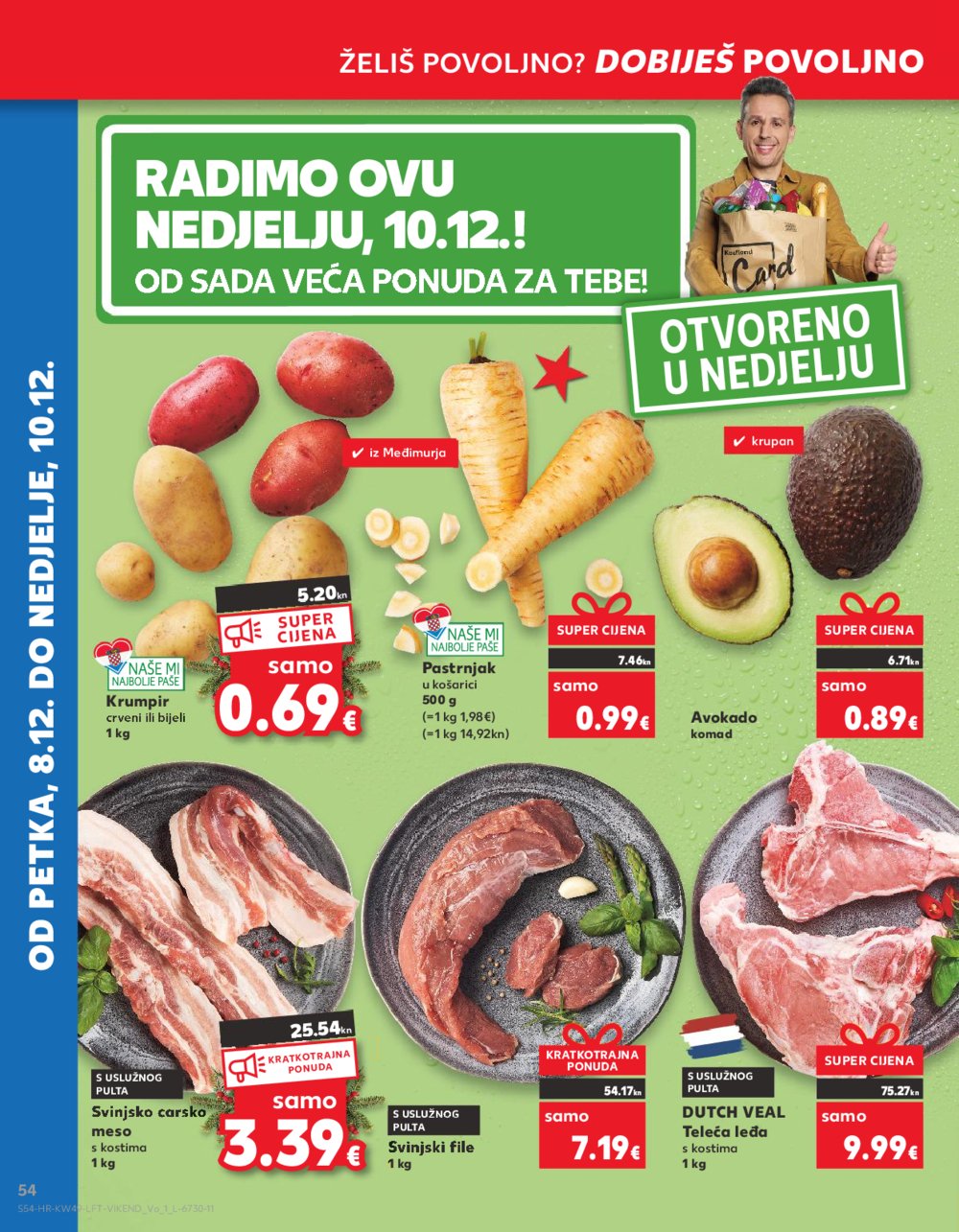 Kaufland katalog Prehrana 06.12.-12.12.2023. Vodice