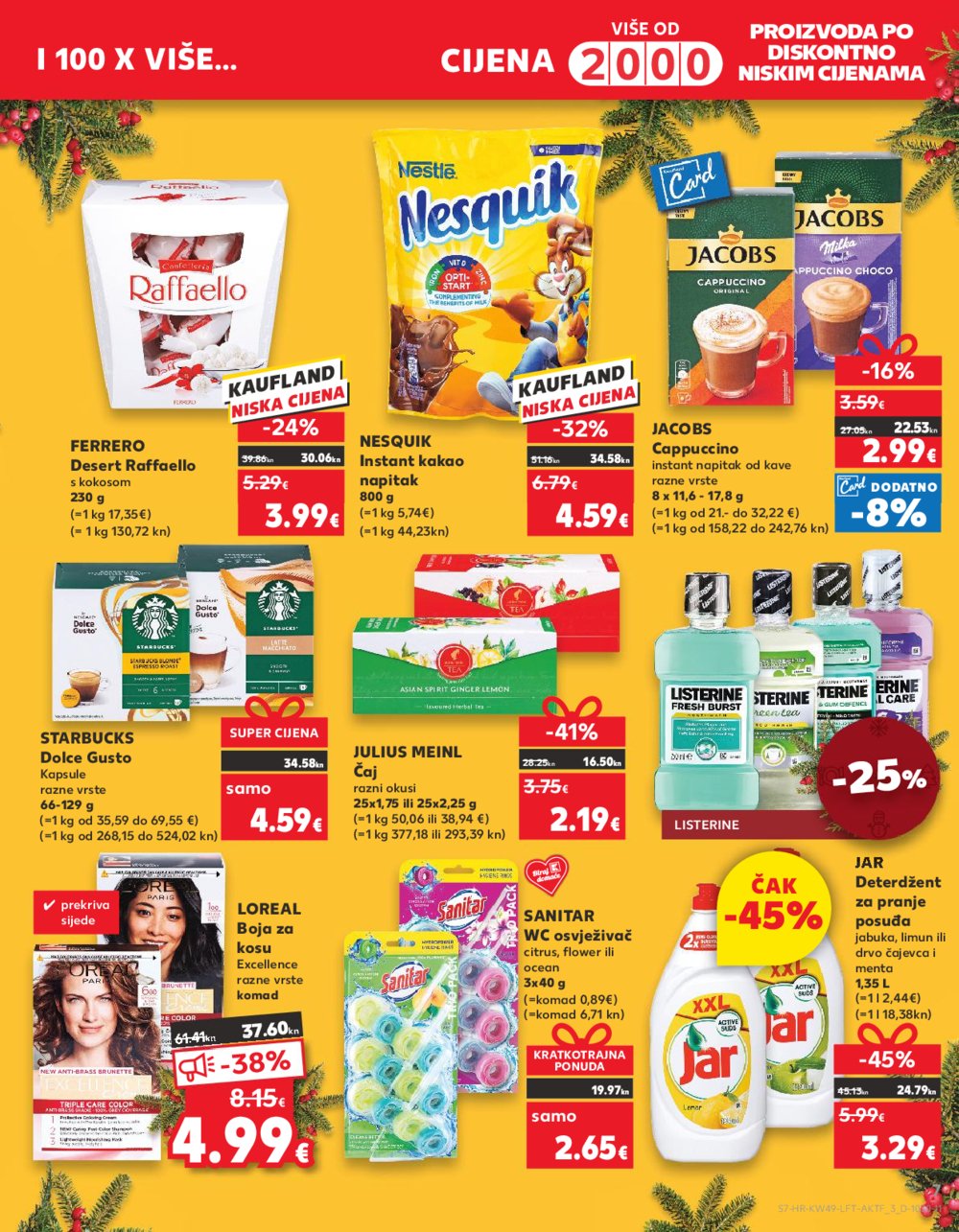 Kaufland katalog Prehrana 06.12.-12.12.2023. Vodice