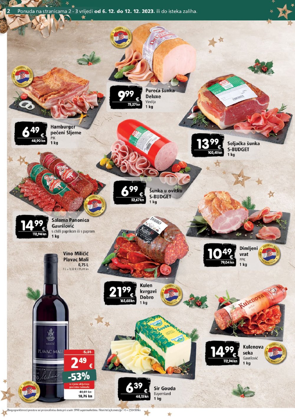 SPAR katalog Akcija 06.12.-12.12.2023.