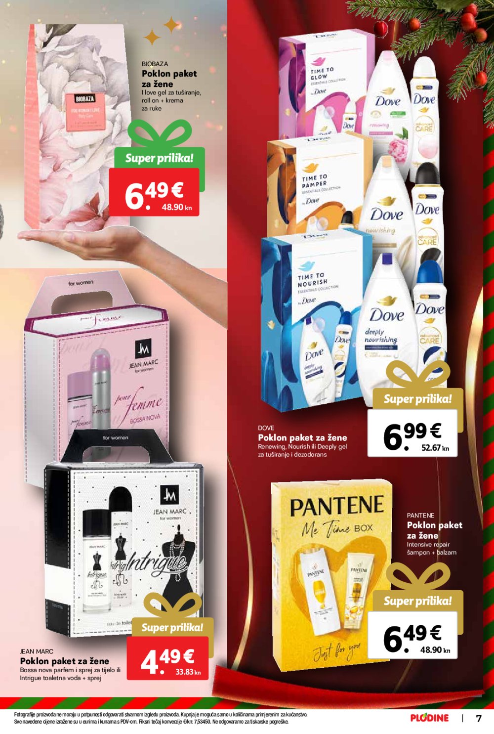 Plodine katalog Božićnih poklon paketa 06.12.-17.12.2023.