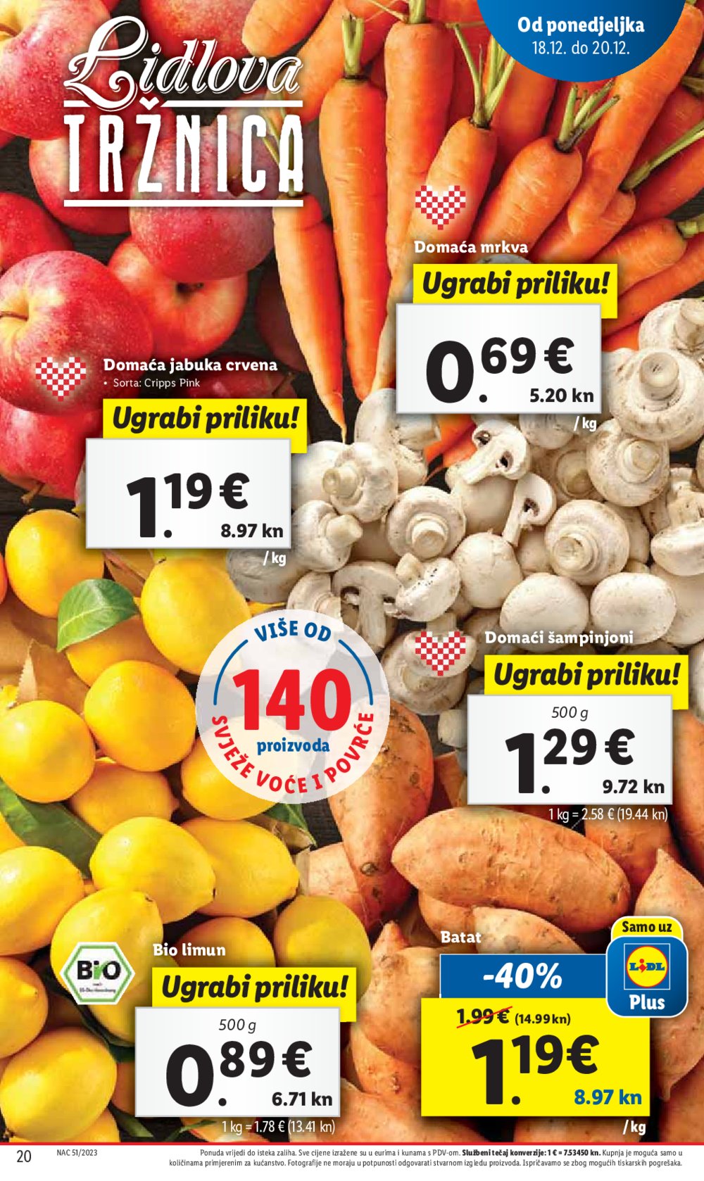 Lidl katalog Super ponuda od ponedjeljka 18.12.-23.12.2023.
