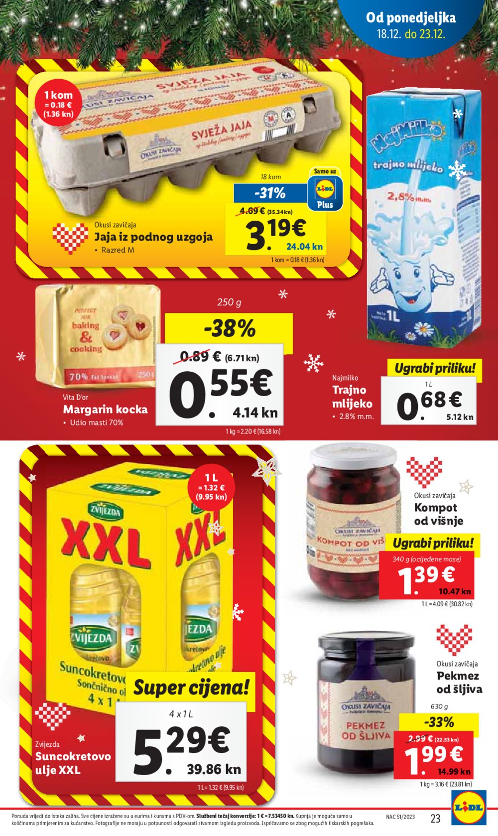 Lidl katalog Super ponuda od ponedjeljka 18.12.-23.12.2023.