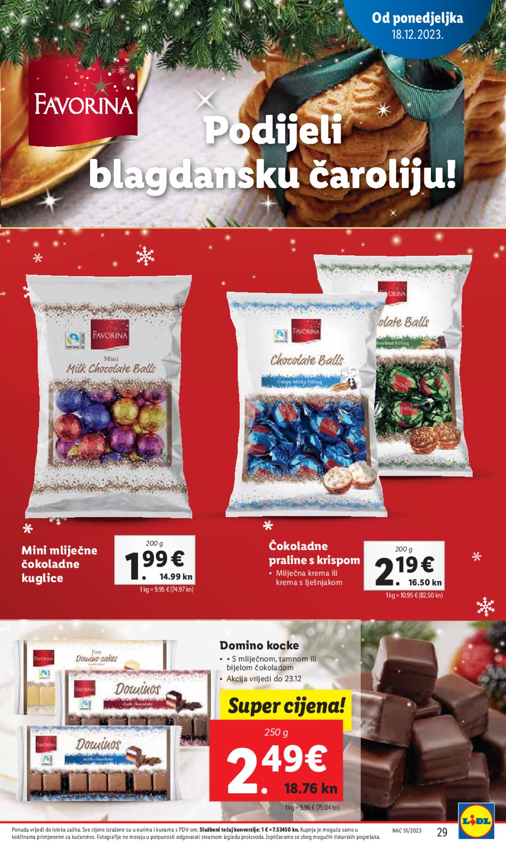 Lidl katalog Super ponuda od ponedjeljka 18.12.-23.12.2023.