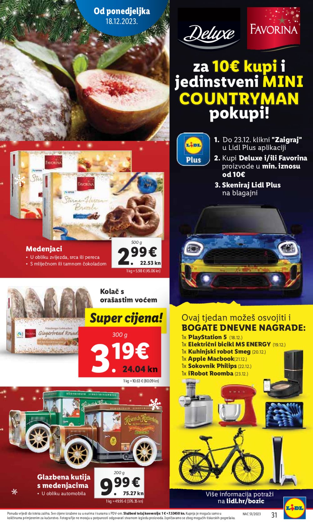 Lidl katalog Super ponuda od ponedjeljka 18.12.-23.12.2023.