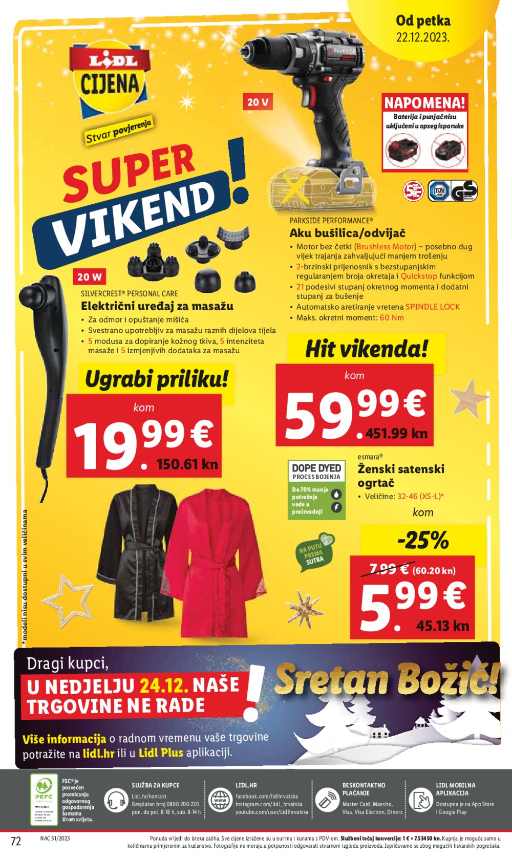 Lidl katalog Super ponuda od ponedjeljka 18.12.-23.12.2023.