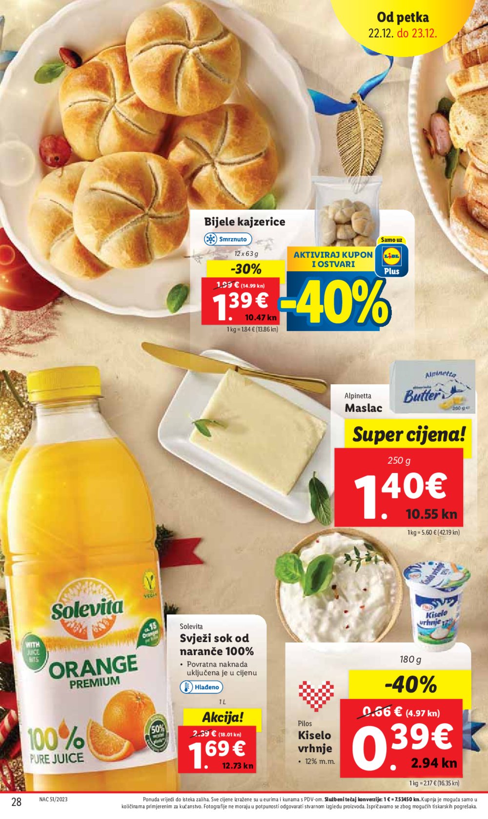 Lidl katalog Ponuda od četvrtka 21.12.-23.12.2023.