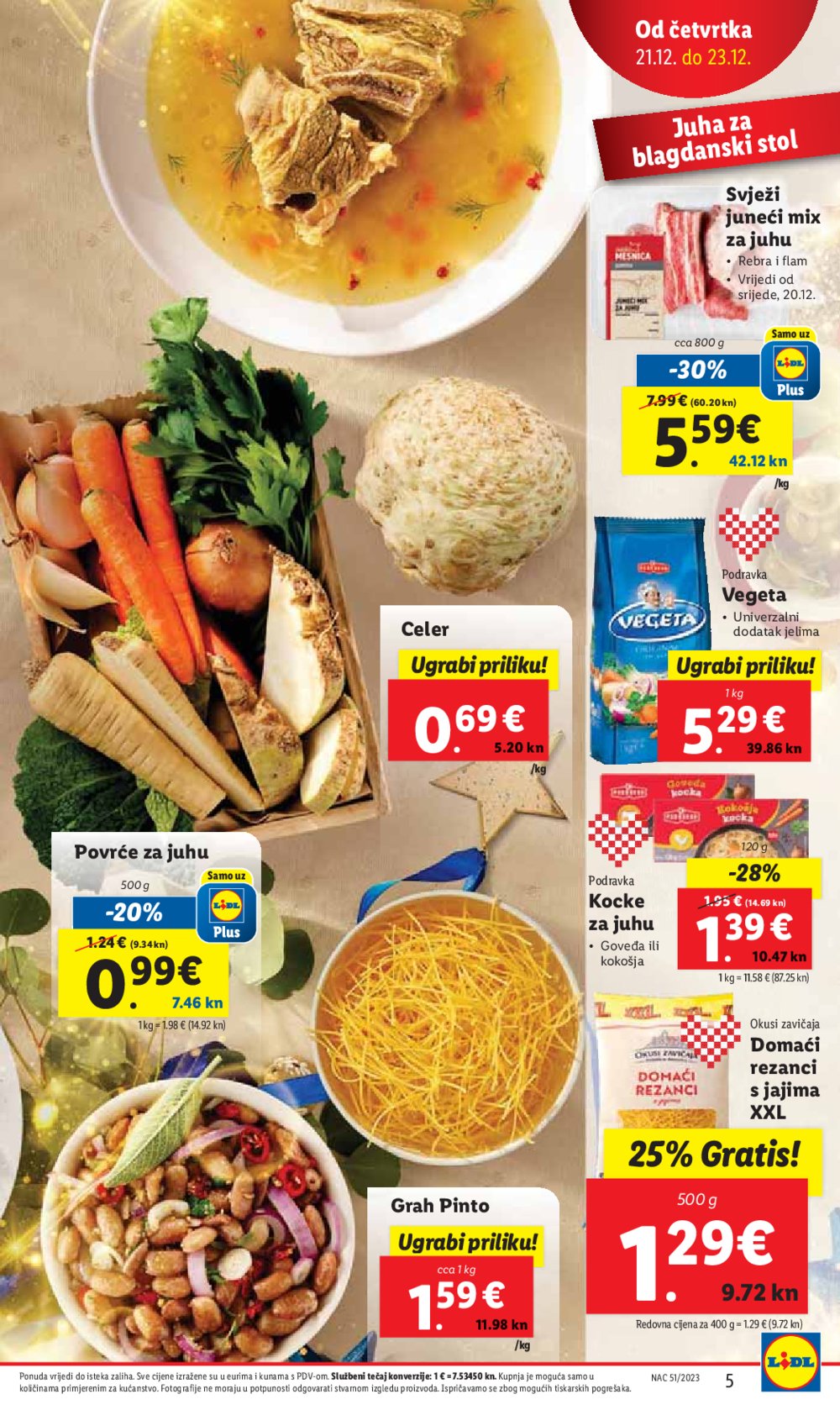 Lidl katalog Ponuda od četvrtka 21.12.-23.12.2023.