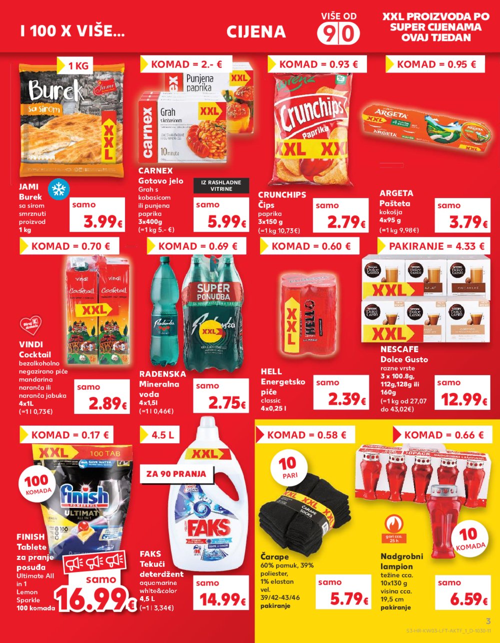 Kaufland katalog Akcija 17.01.-23.01.2024. Zagreb Ravnice, Barutanski jarak, Studentski grad, Peščenica