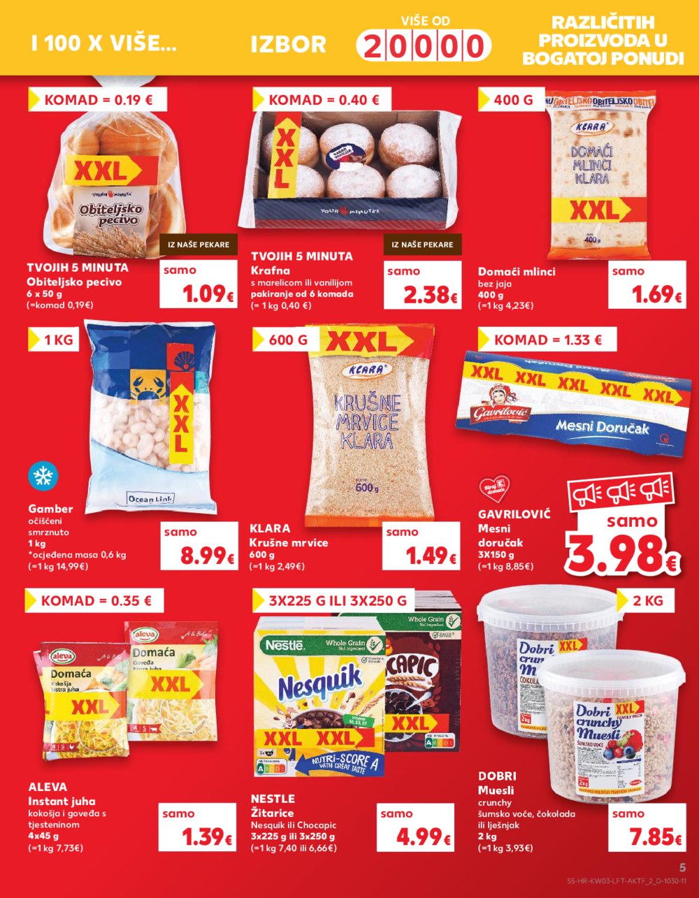 Kaufland katalog Akcija 17.01.-23.01.2024. Zagreb Ravnice, Barutanski jarak, Studentski grad, Peščenica