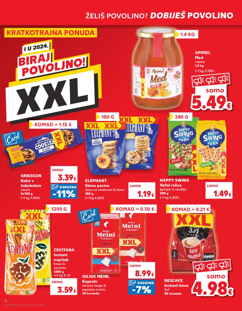 Kaufland katalog Akcija 17.01.-23.01.2024. Zagreb Ravnice, Barutanski jarak, Studentski grad, Peščenica