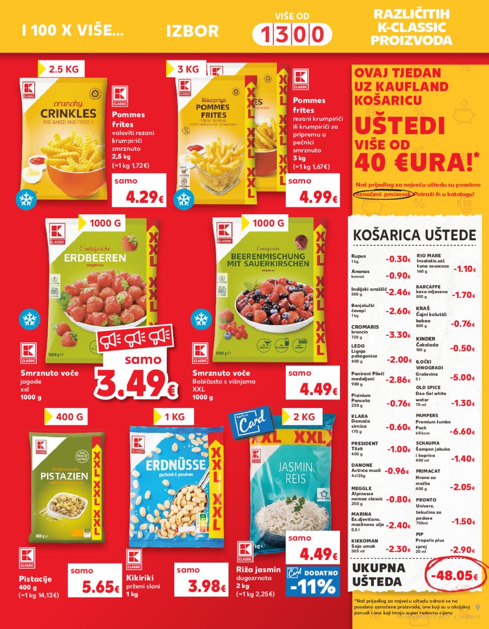 Kaufland katalog Akcija 17.01.-23.01.2024. Zagreb Ravnice, Barutanski jarak, Studentski grad, Peščenica