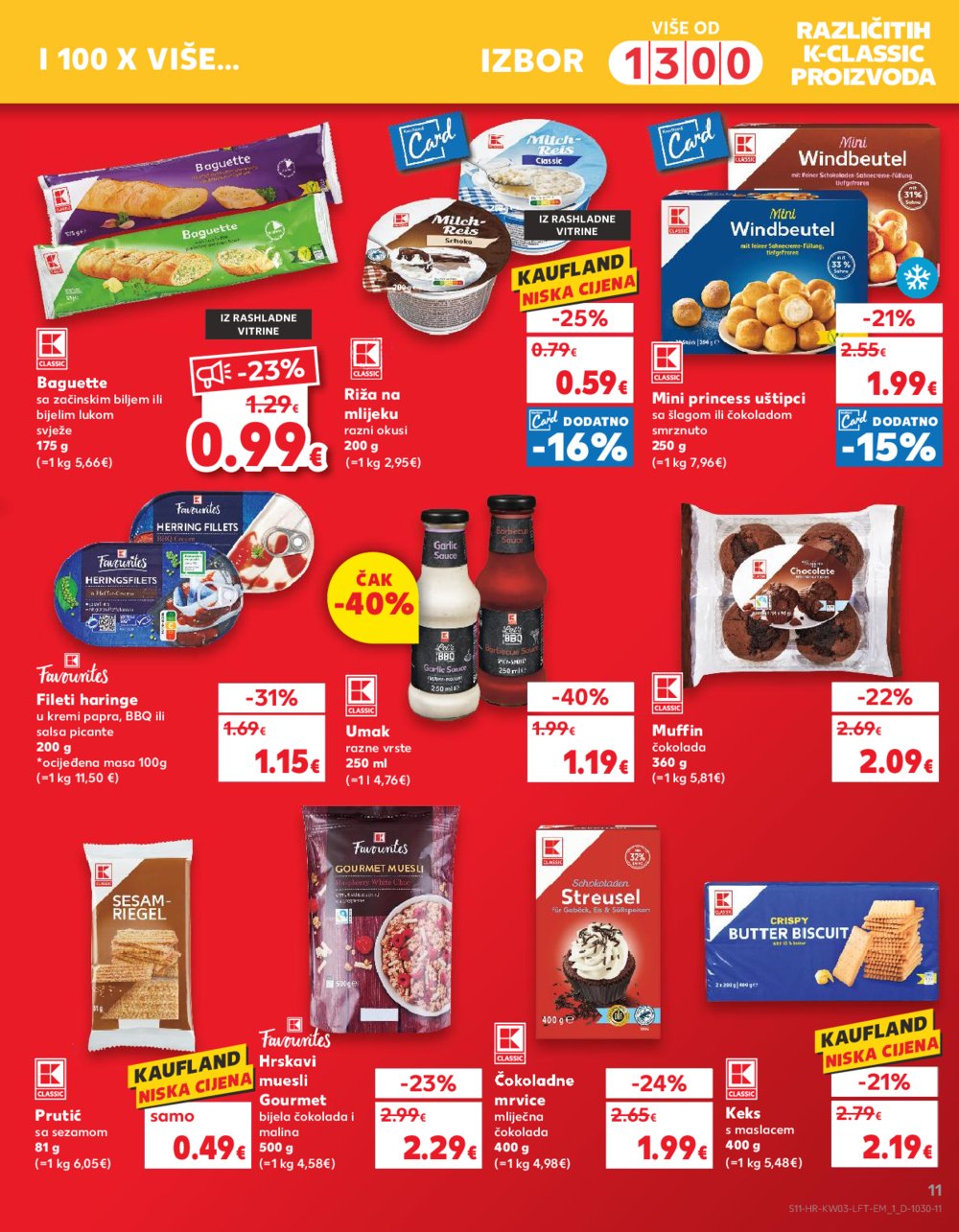 Kaufland katalog Akcija 17.01.-23.01.2024. Zagreb Ravnice, Barutanski jarak, Studentski grad, Peščenica