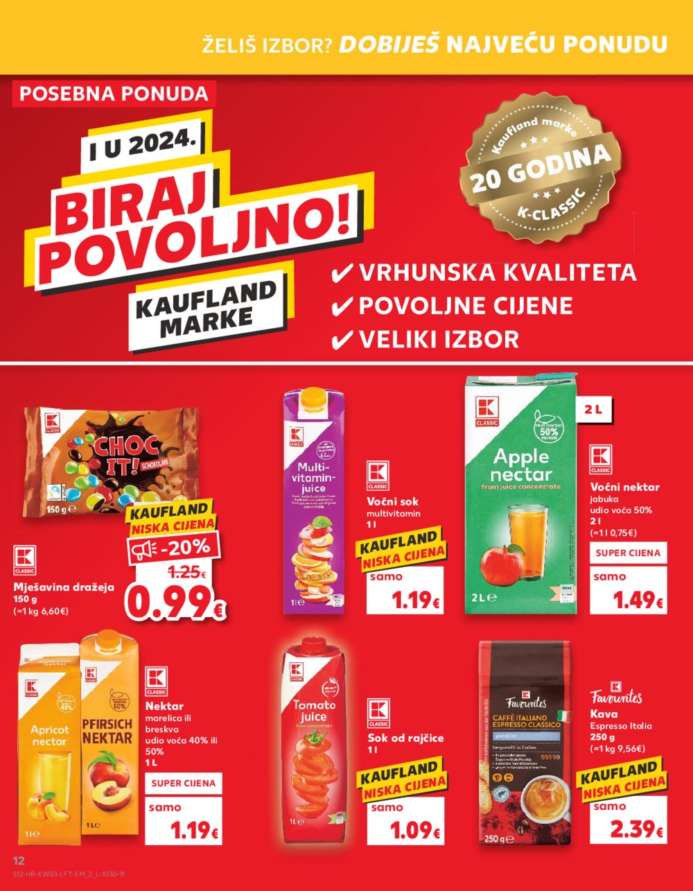 Kaufland katalog Akcija 17.01.-23.01.2024. Zagreb Ravnice, Barutanski jarak, Studentski grad, Peščenica