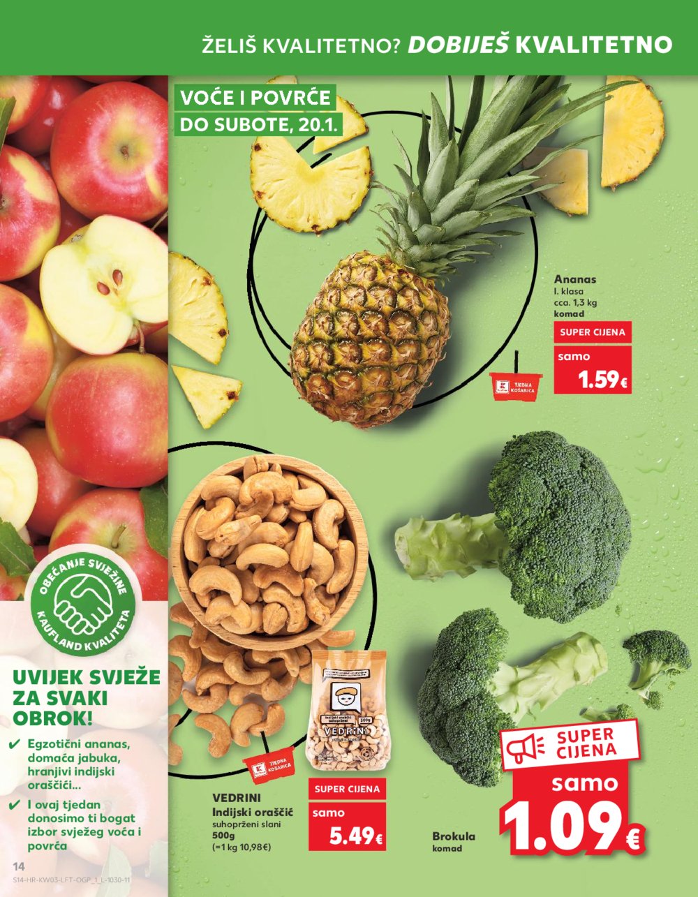 Kaufland katalog Akcija 17.01.-23.01.2024. Zagreb Ravnice, Barutanski jarak, Studentski grad, Peščenica
