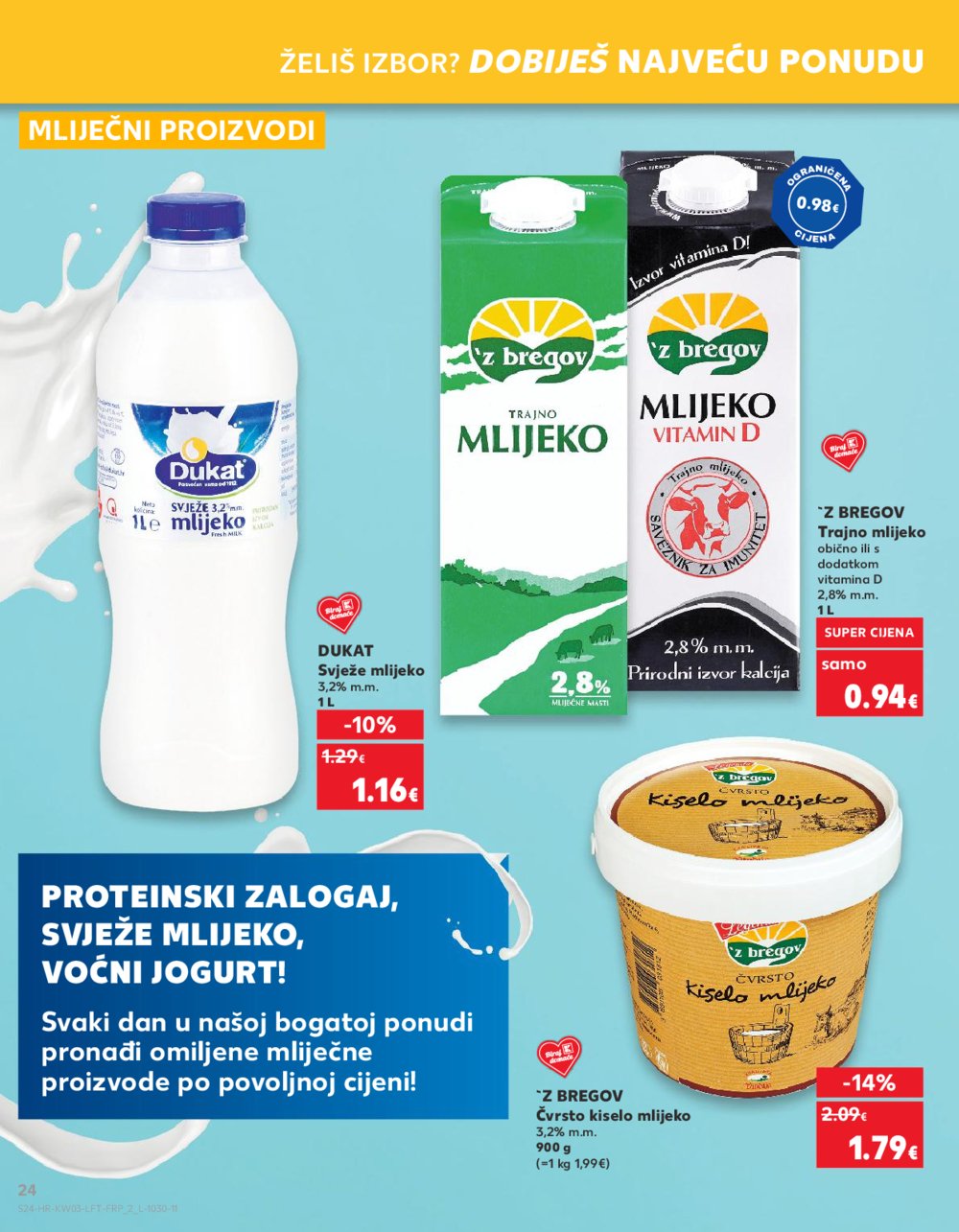 Kaufland katalog Akcija 17.01.-23.01.2024. Zagreb Ravnice, Barutanski jarak, Studentski grad, Peščenica