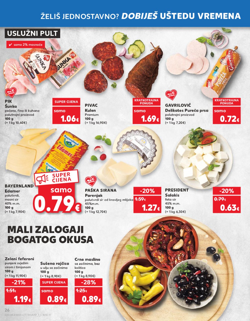 Kaufland katalog Akcija 17.01.-23.01.2024. Zagreb Ravnice, Barutanski jarak, Studentski grad, Peščenica