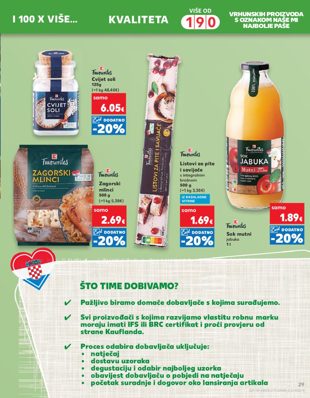 Kaufland katalog Akcija 17.01.-23.01.2024. Zagreb Ravnice, Barutanski jarak, Studentski grad, Peščenica