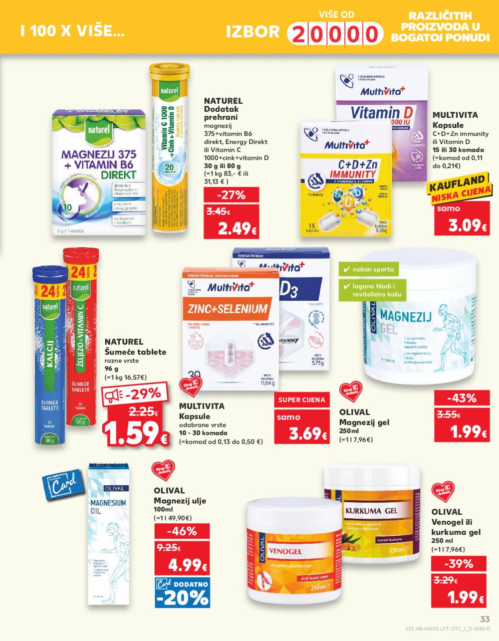 Kaufland katalog Akcija 17.01.-23.01.2024. Zagreb Ravnice, Barutanski jarak, Studentski grad, Peščenica