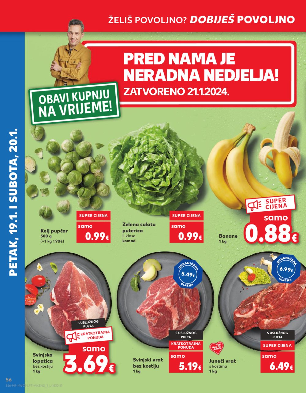 Kaufland katalog Akcija 17.01.-23.01.2024. Zagreb Ravnice, Barutanski jarak, Studentski grad, Peščenica