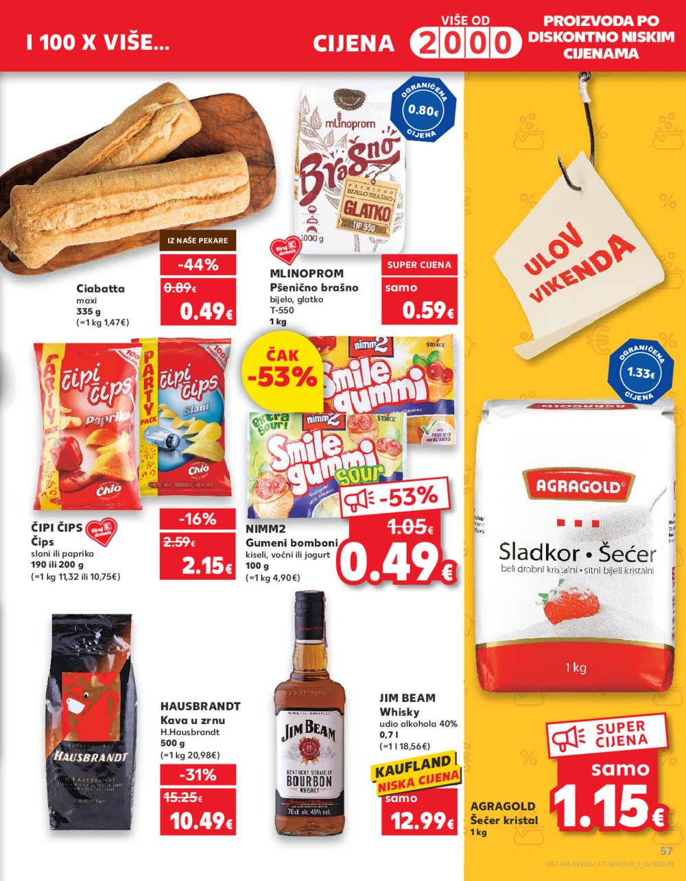 Kaufland katalog Akcija 17.01.-23.01.2024. Zagreb Ravnice, Barutanski jarak, Studentski grad, Peščenica