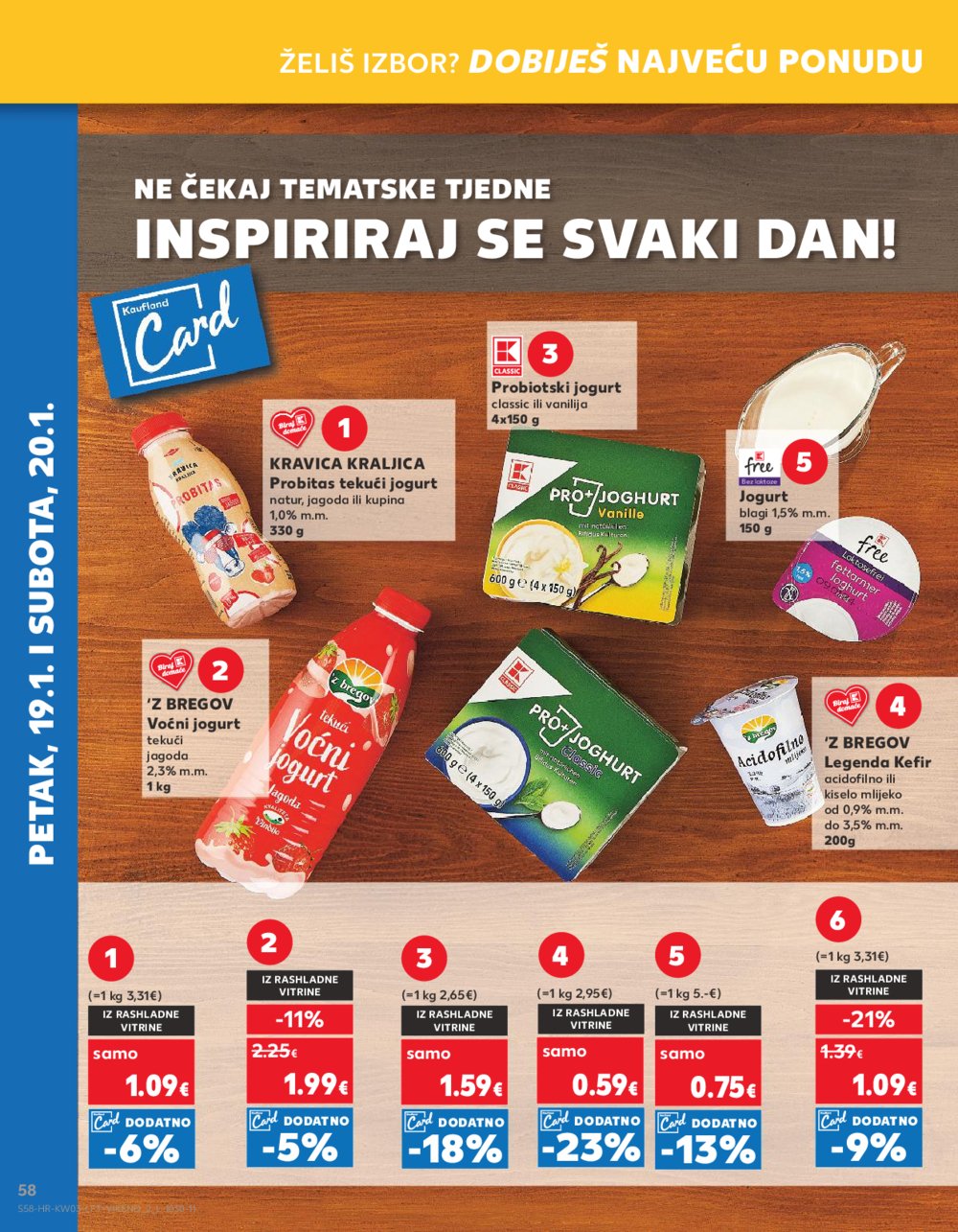 Kaufland katalog Akcija 17.01.-23.01.2024. Zagreb Ravnice, Barutanski jarak, Studentski grad, Peščenica