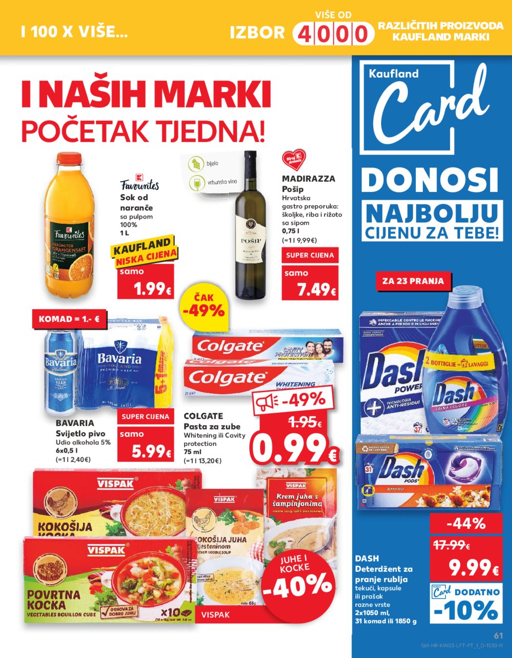 Kaufland katalog Akcija 17.01.-23.01.2024. Zagreb Ravnice, Barutanski jarak, Studentski grad, Peščenica