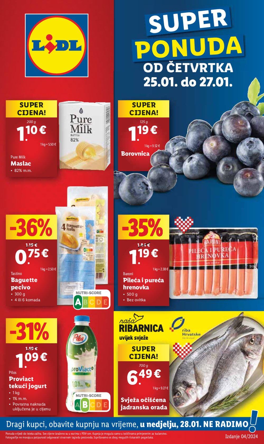 Lidl katalog super ponuda od četvrtka 25.01.-27.01.2024.