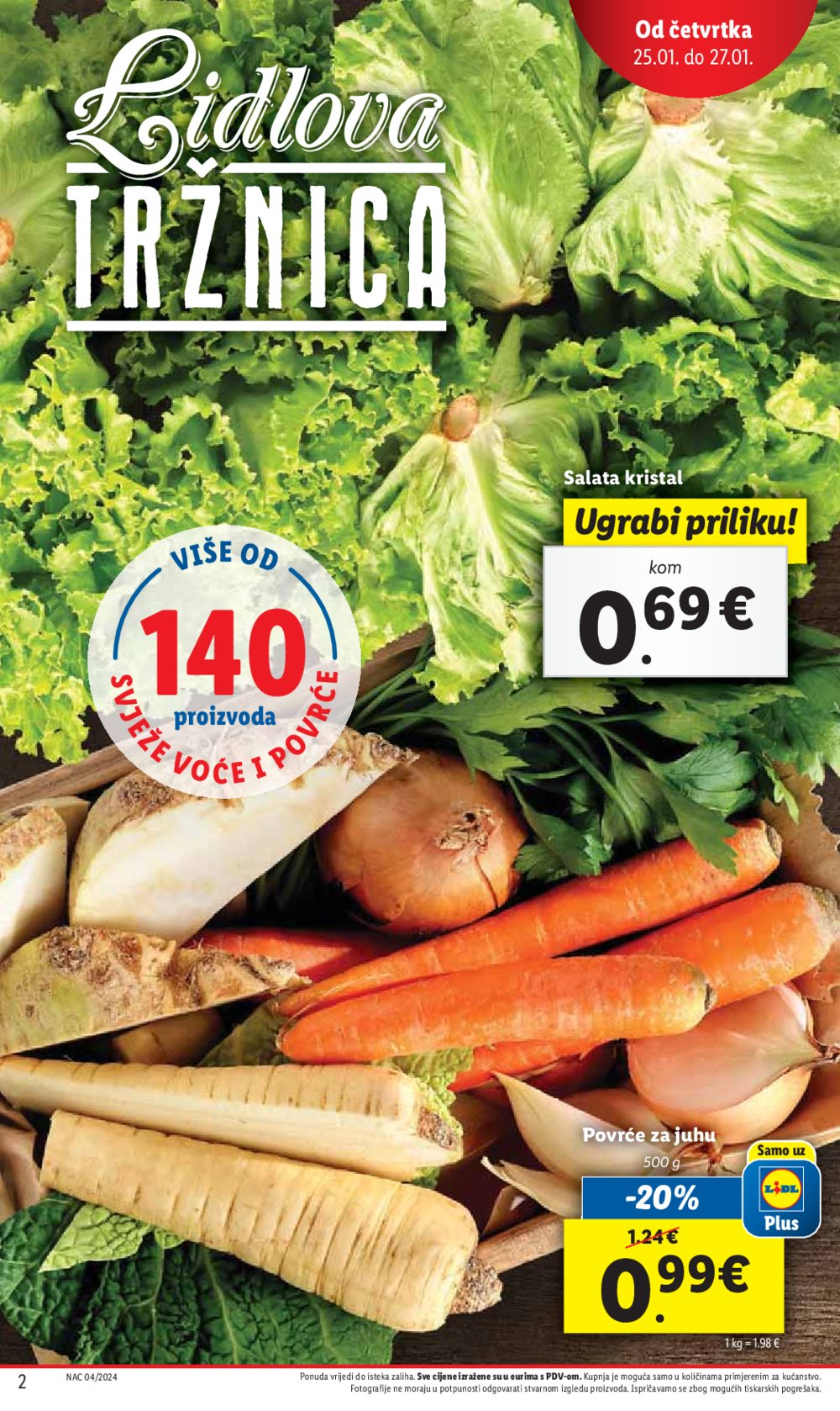 Lidl katalog super ponuda od četvrtka 25.01.-27.01.2024.