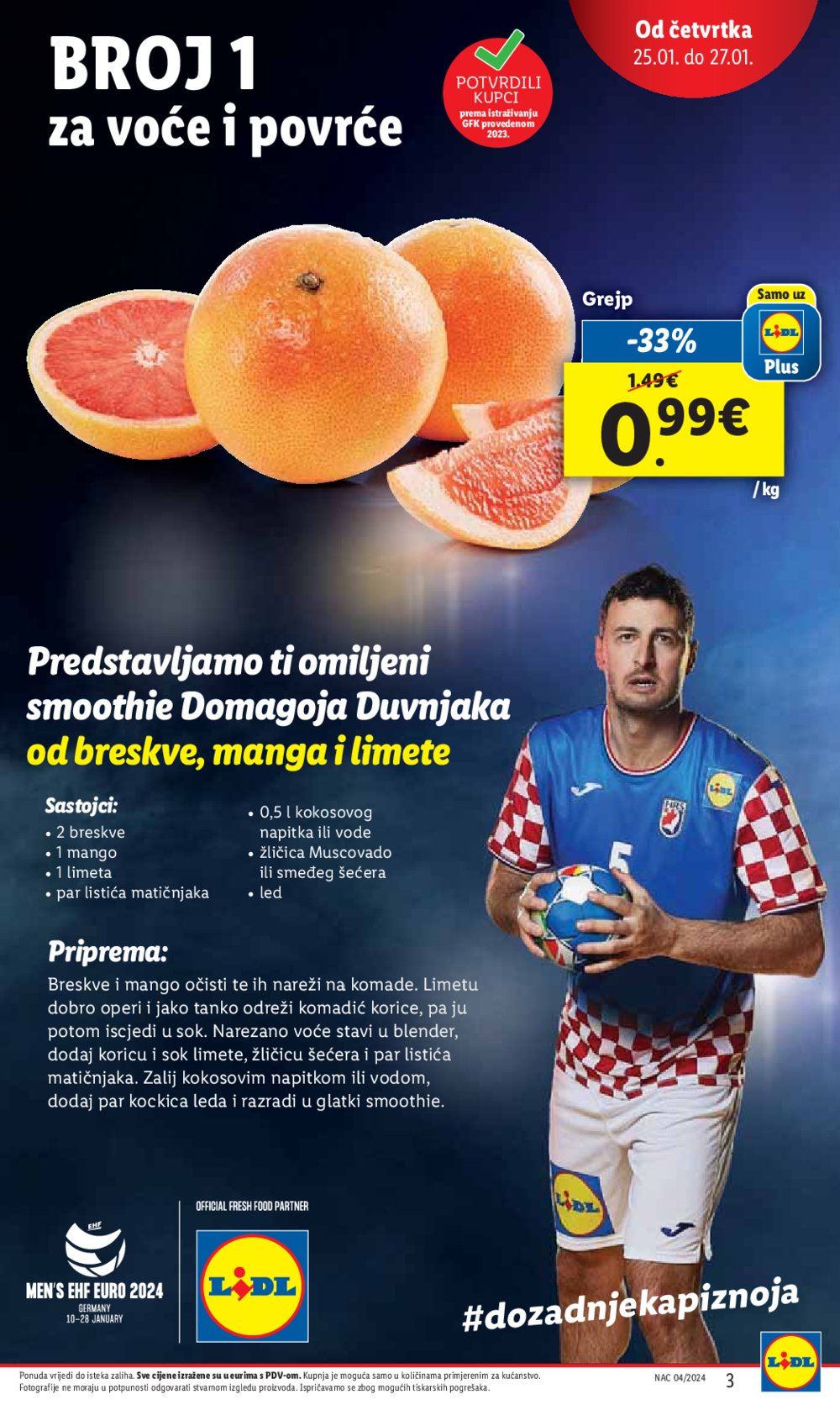 Lidl katalog super ponuda od četvrtka 25.01.-27.01.2024.