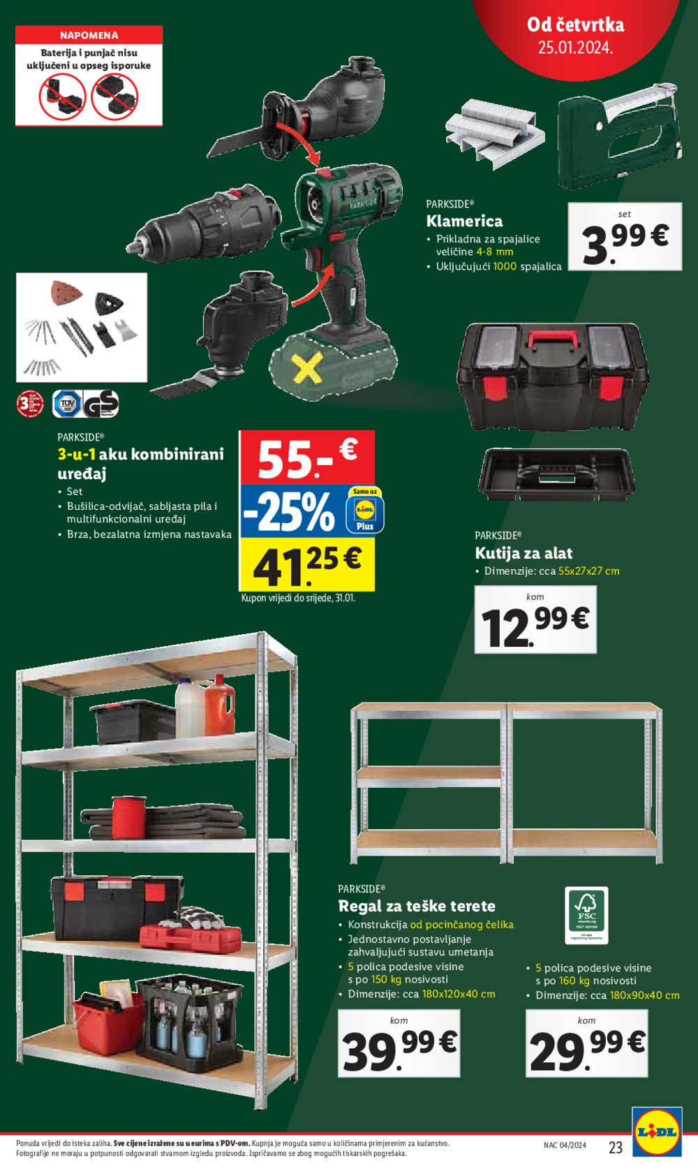 Lidl katalog super ponuda od četvrtka 25.01.-27.01.2024.