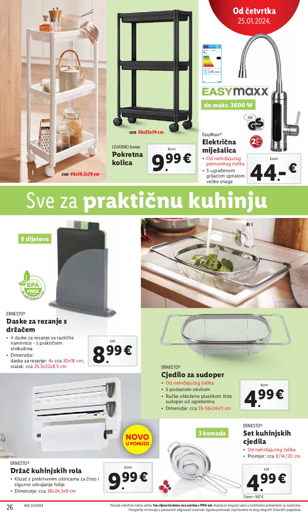 Lidl katalog super ponuda od četvrtka 25.01.-27.01.2024.