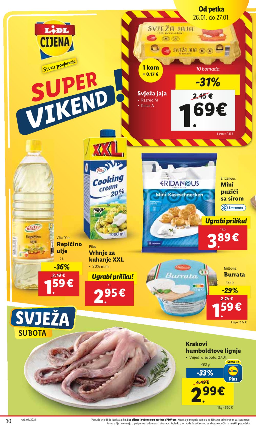 Lidl katalog super ponuda od četvrtka 25.01.-27.01.2024.