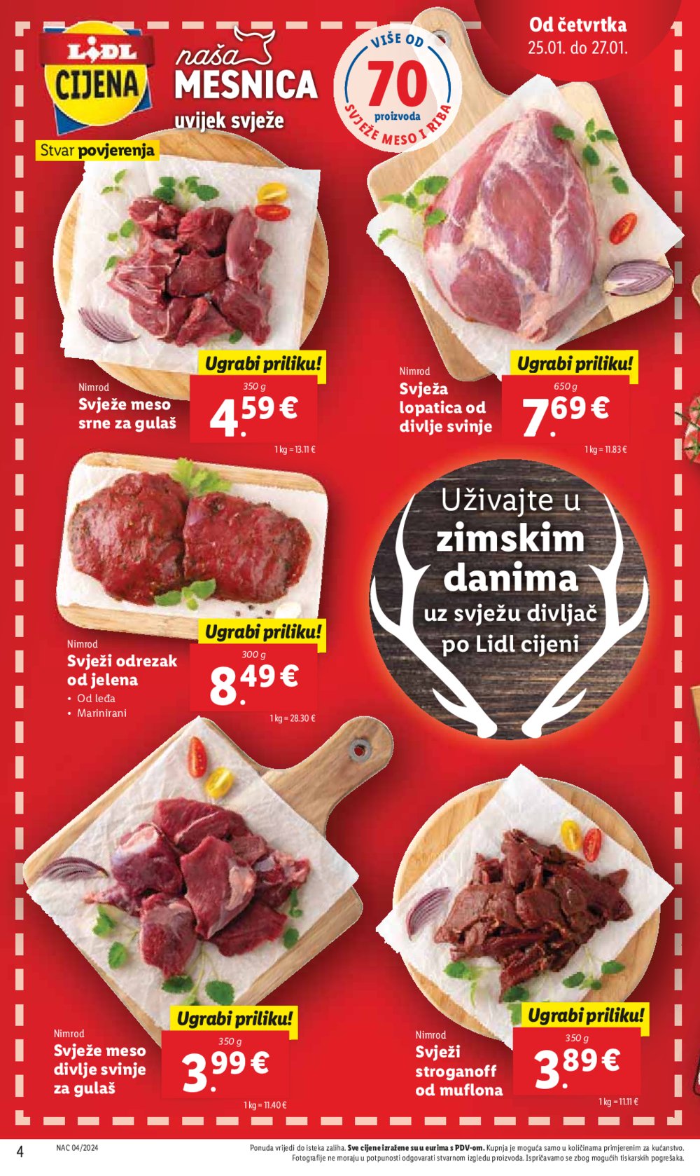 Lidl katalog super ponuda od četvrtka 25.01.-27.01.2024.