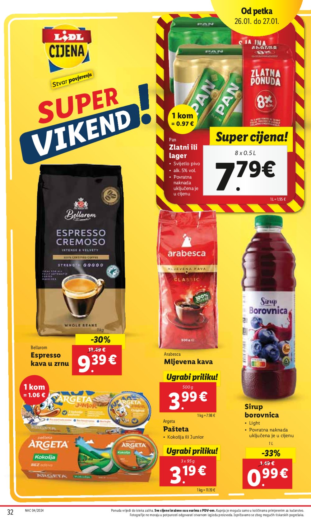 Lidl katalog super ponuda od četvrtka 25.01.-27.01.2024.