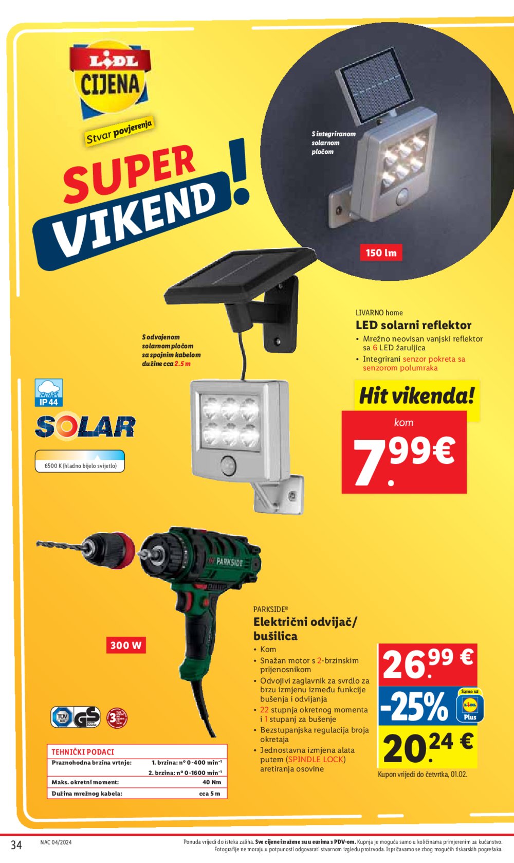 Lidl katalog super ponuda od četvrtka 25.01.-27.01.2024.