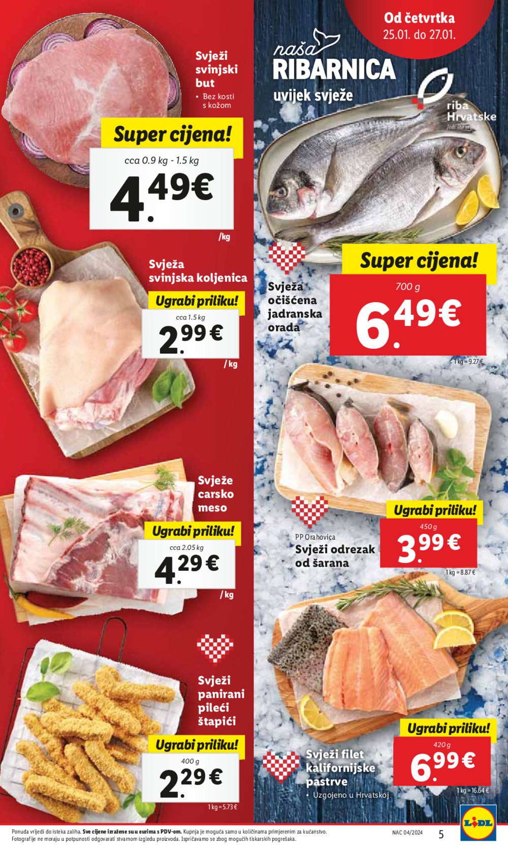 Lidl katalog super ponuda od četvrtka 25.01.-27.01.2024.