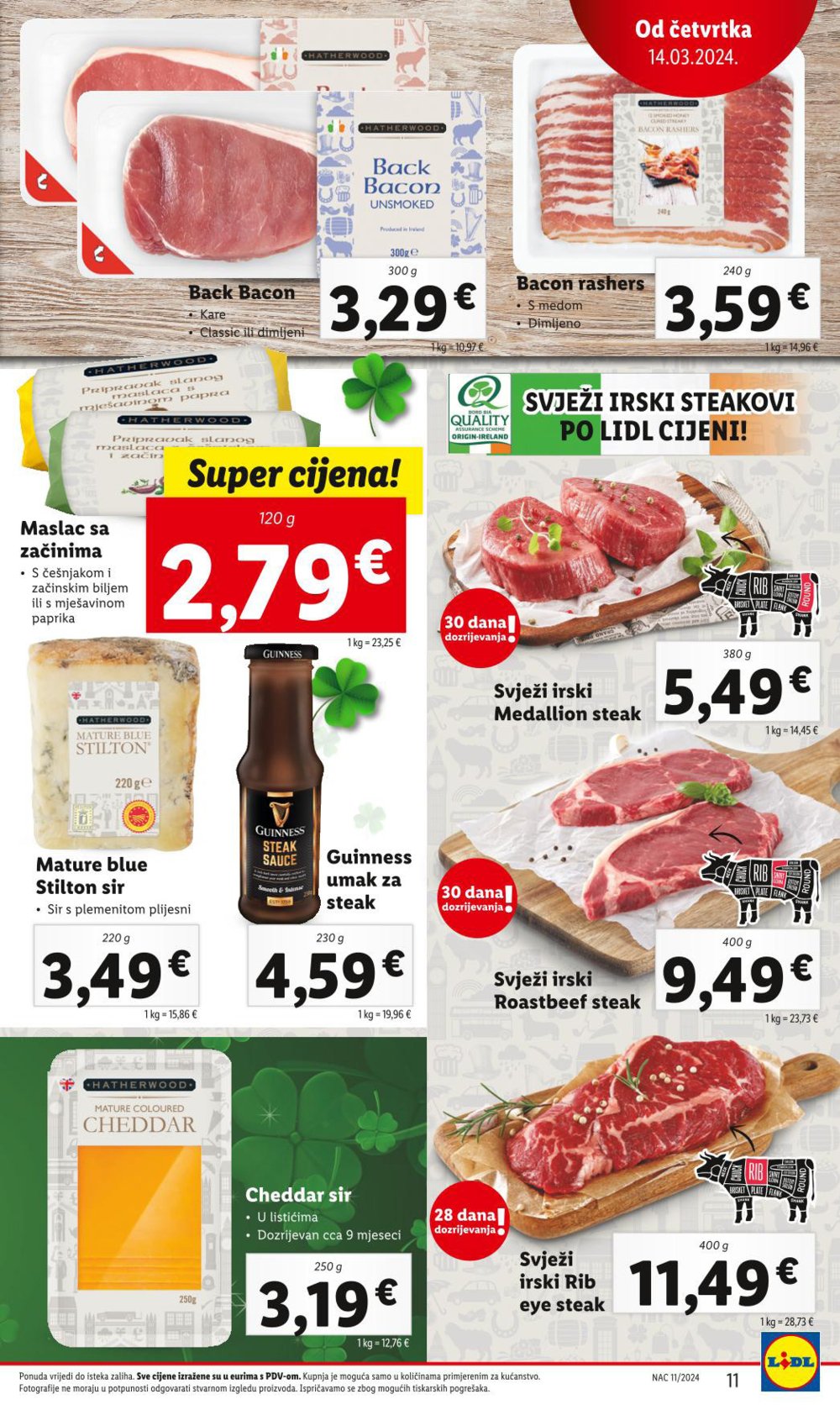 Lidl katalog Super ponuda od četvrtka 14.03.-17.03.2024.