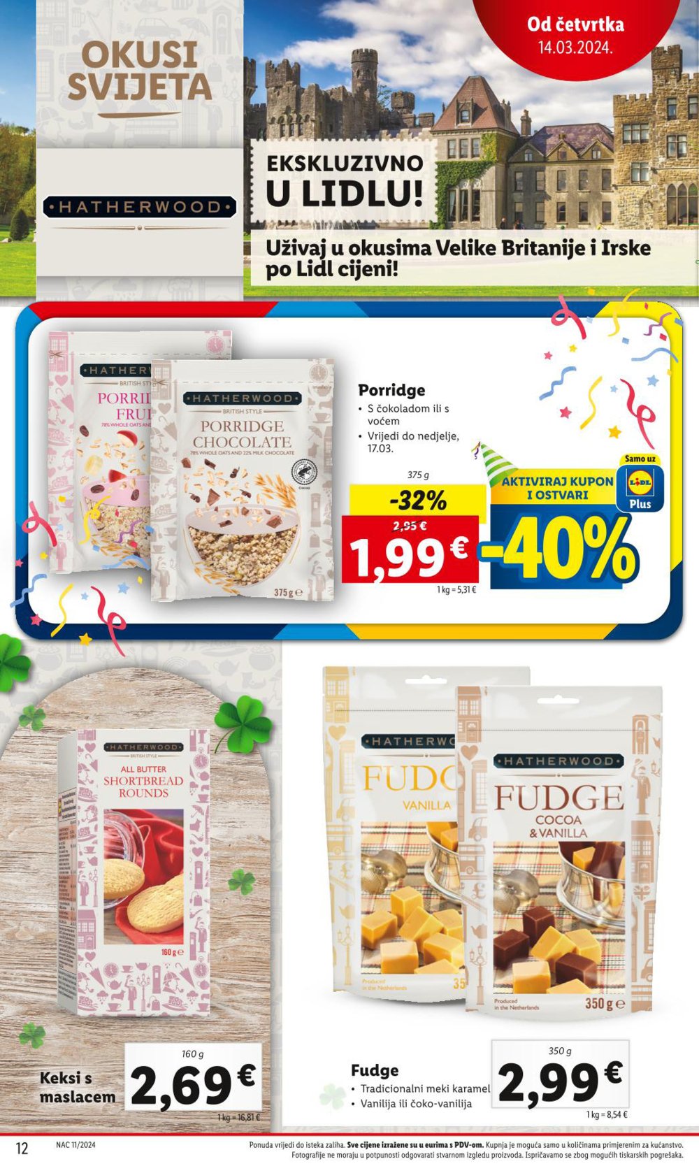 Lidl katalog Super ponuda od četvrtka 14.03.-17.03.2024.