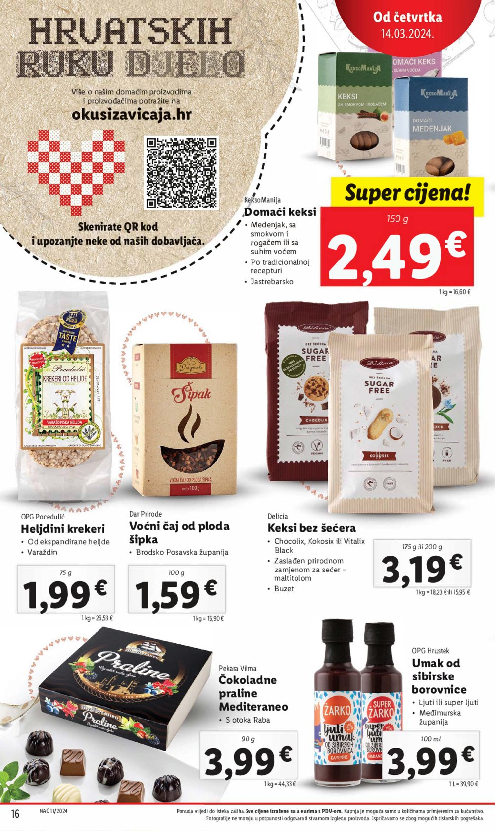 Lidl katalog Super ponuda od četvrtka 14.03.-17.03.2024.