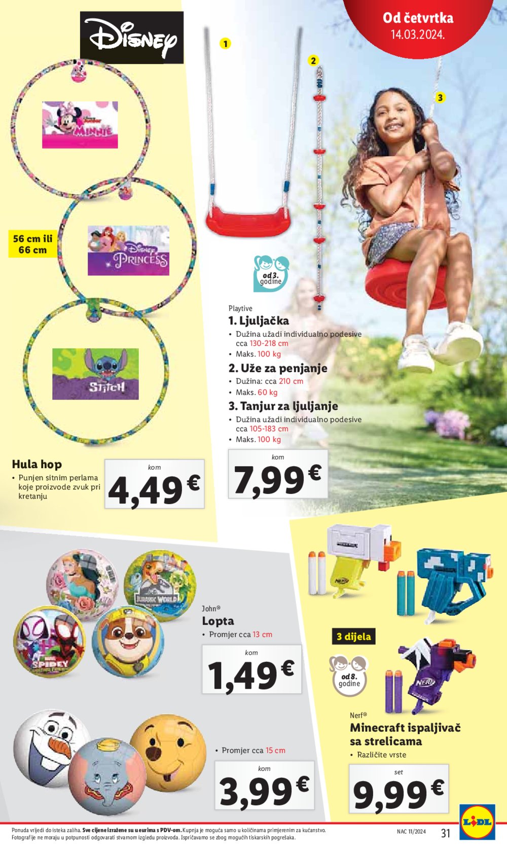 Lidl katalog Super ponuda od četvrtka 14.03.-17.03.2024.