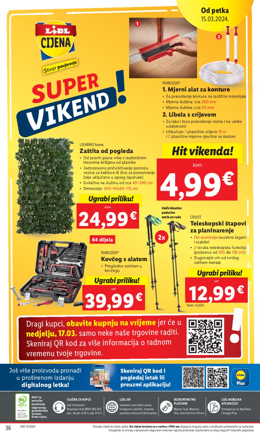 Lidl katalog Super ponuda od četvrtka 14.03.-17.03.2024.