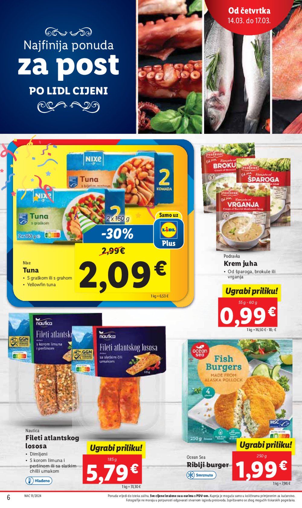 Lidl katalog Super ponuda od četvrtka 14.03.-17.03.2024.