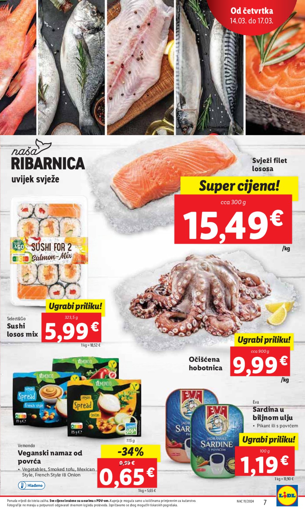 Lidl katalog Super ponuda od četvrtka 14.03.-17.03.2024.