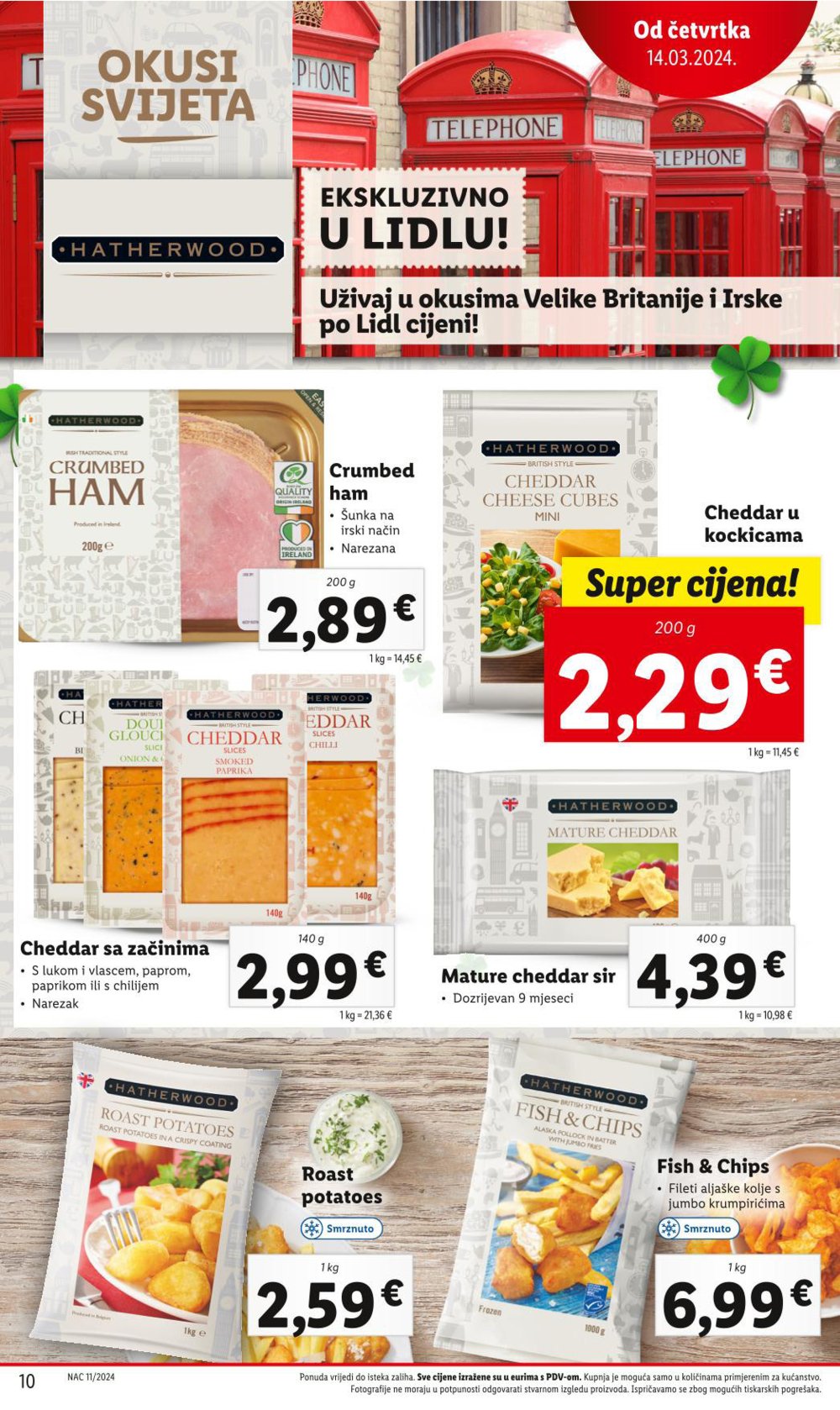 Lidl katalog Super ponuda od četvrtka 14.03.-17.03.2024.