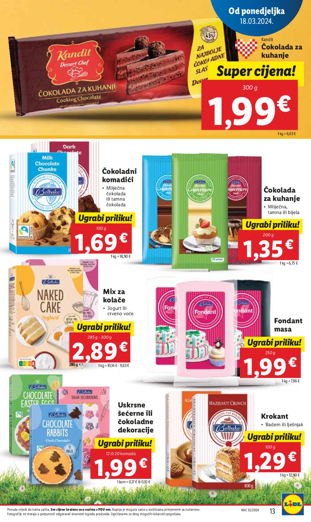 Lidl katalog Super ponuda od ponedjeljka 18.03.-24.03.2024.