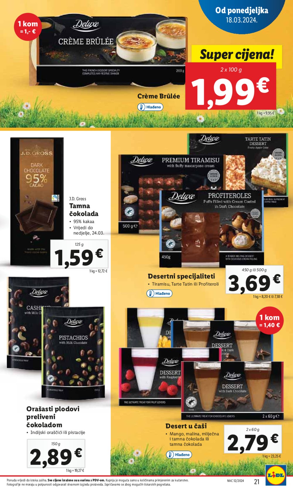 Lidl katalog Super ponuda od ponedjeljka 18.03.-24.03.2024.